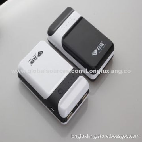 Newly Designed Dual-USB Mobile Phone Power Charger with 7,800mAh, Over-voltage Protection
